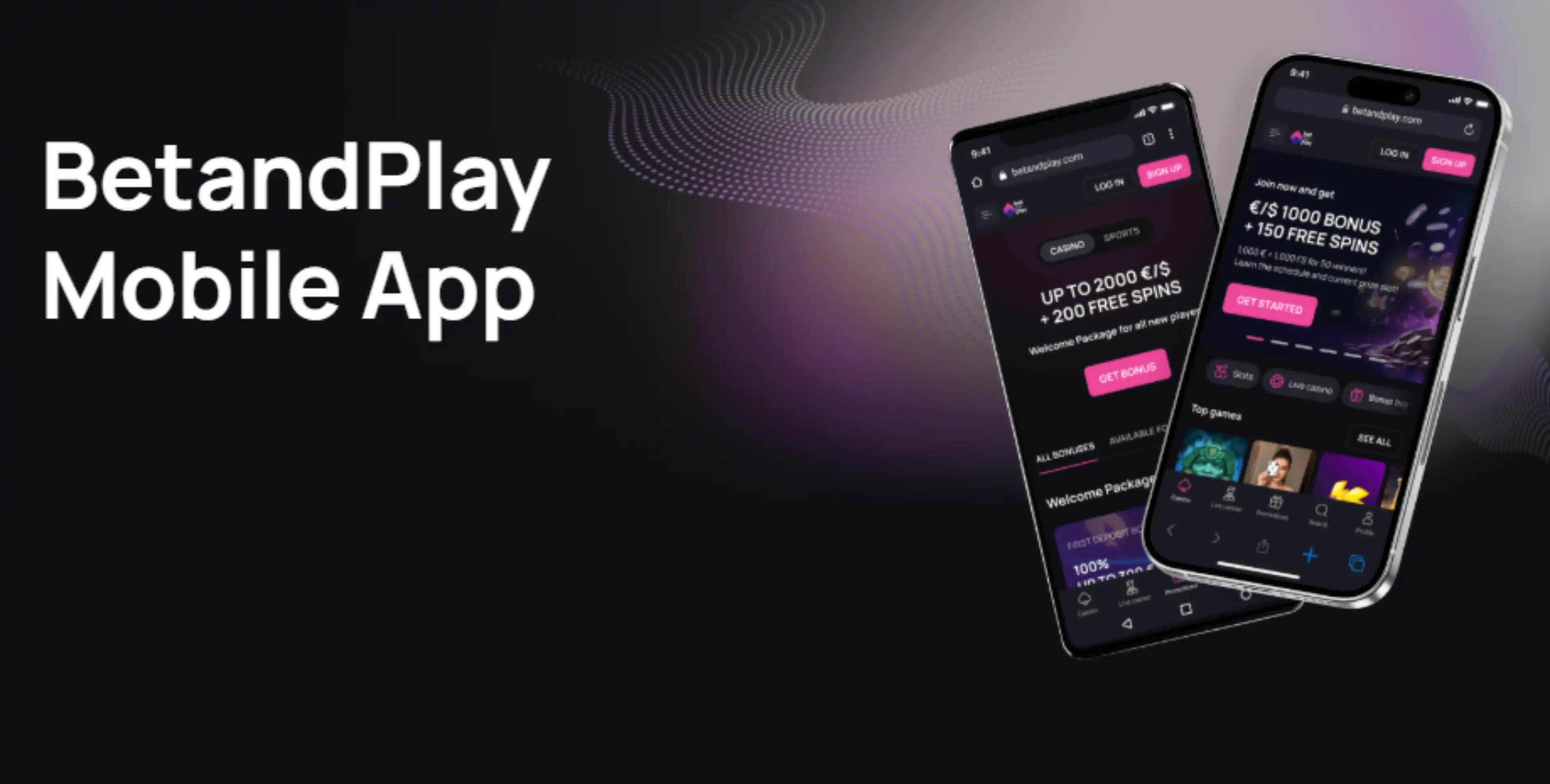 BetAndPlay Casino App Screenshot